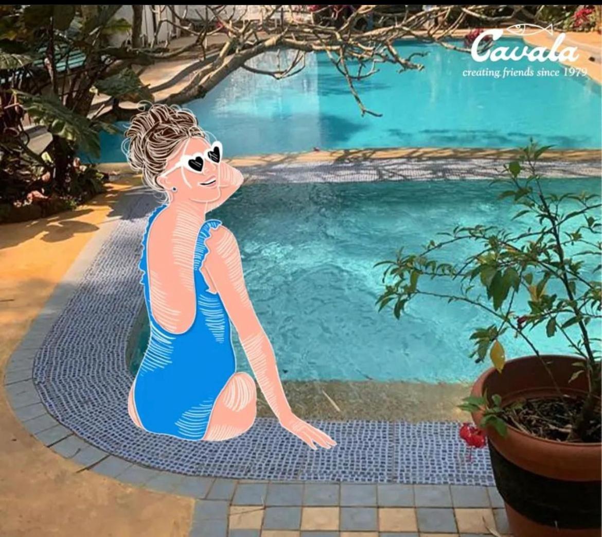 Cavala The Seaside Resort Baga Bagian luar foto